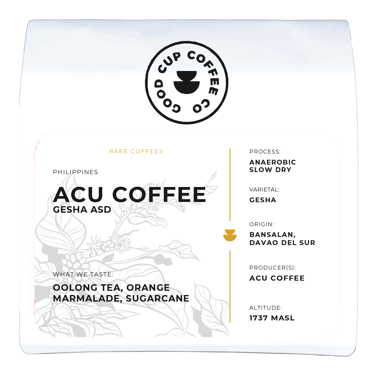 Philippines ACU Coffee Gesha ASD