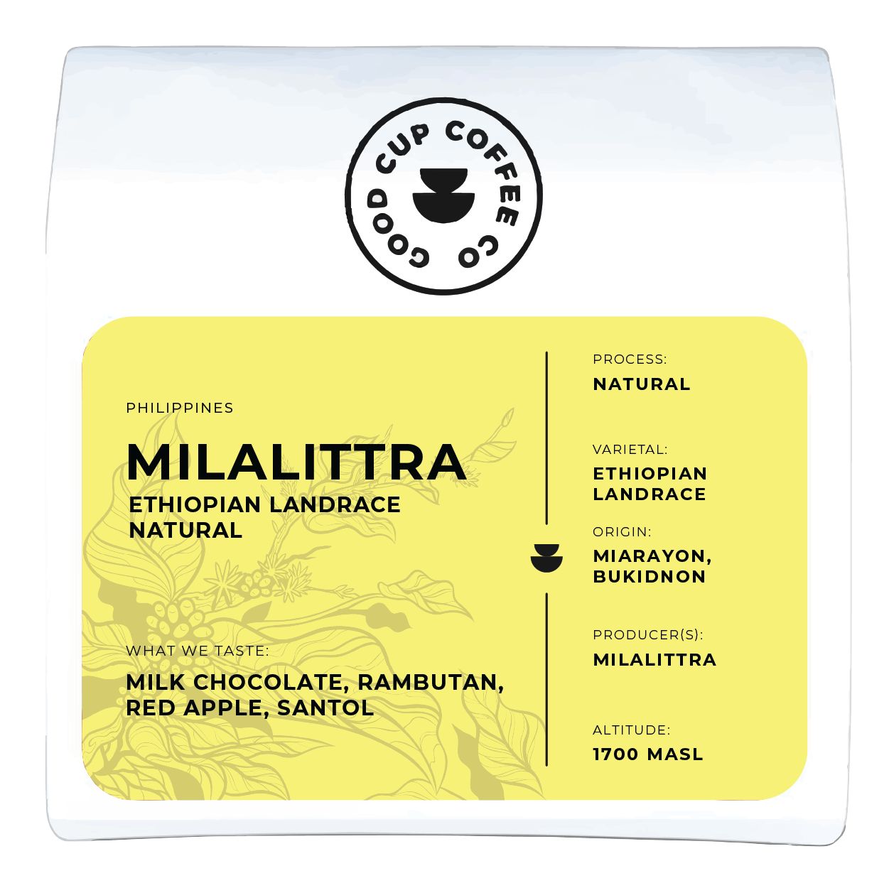 Philippines Milalittra Ethiopian Landrace Natural