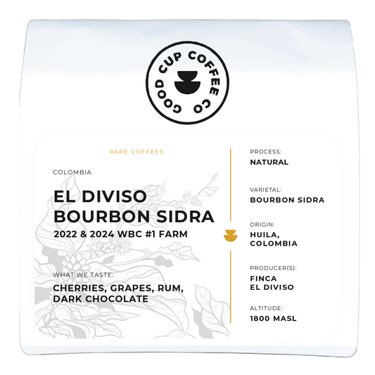 Colombia El Diviso Bourbon Sidra 2002 & 2024 WBC #1 Farm
