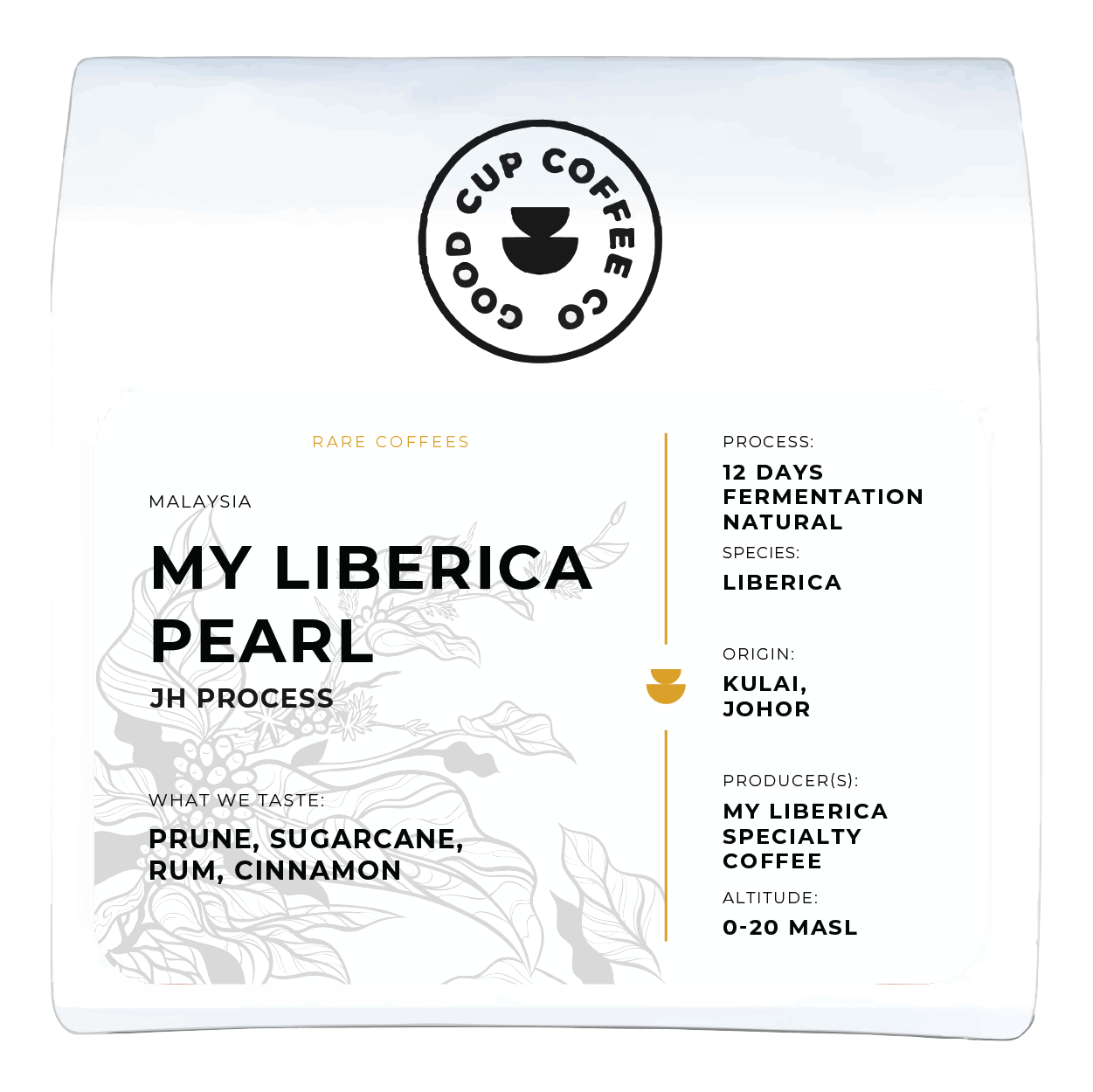 Malaysia MY Liberica Pearl JH Process