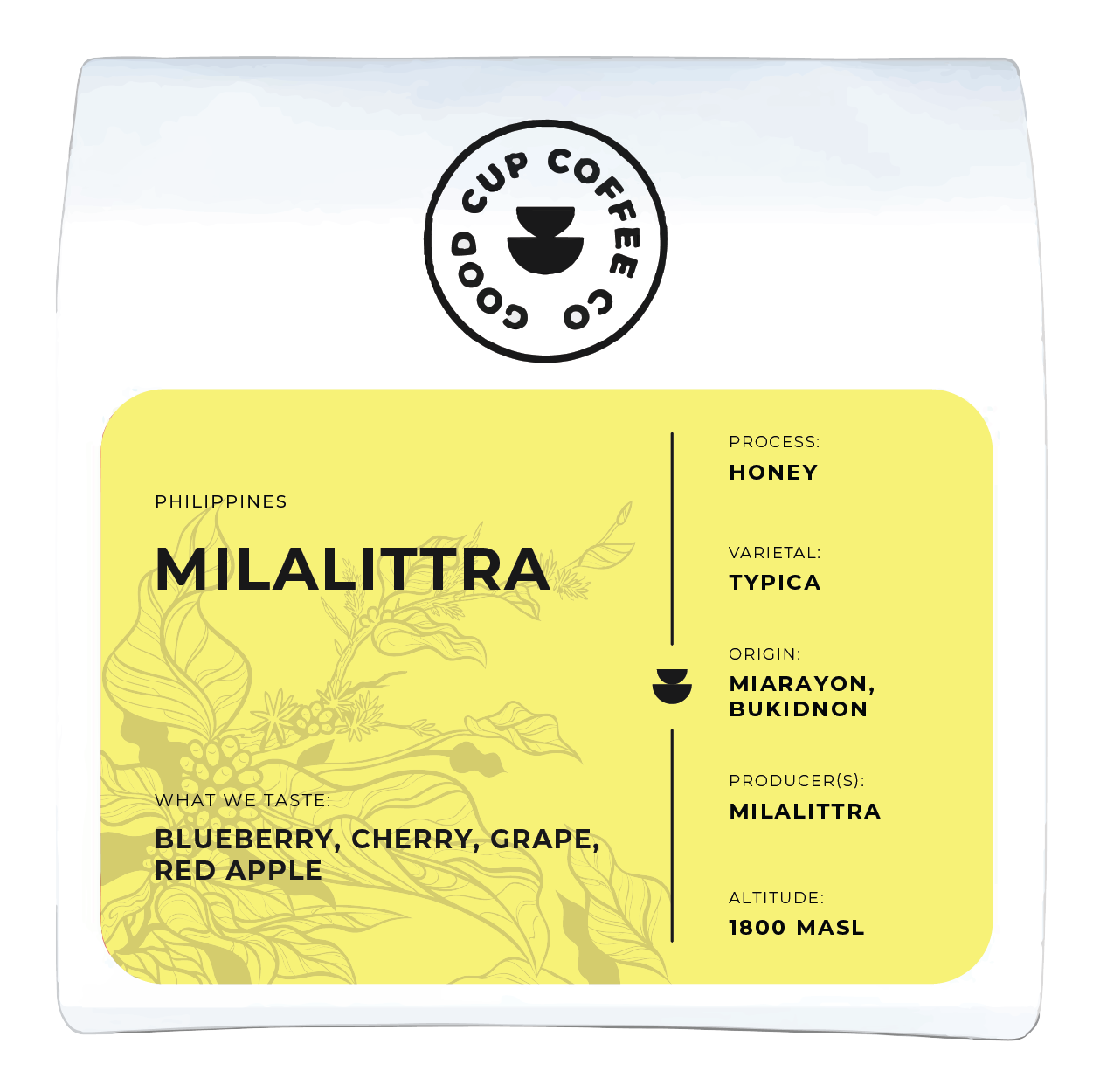 Philippines Milalittra Typica Honey