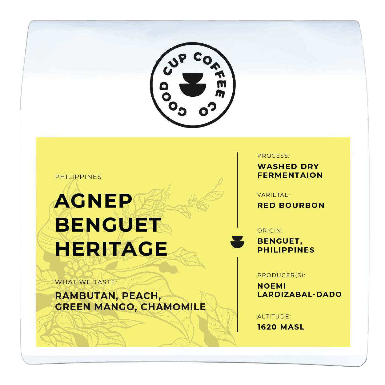 Philippines Agnep Typica Red Bourbon Washed Dry Fermentation