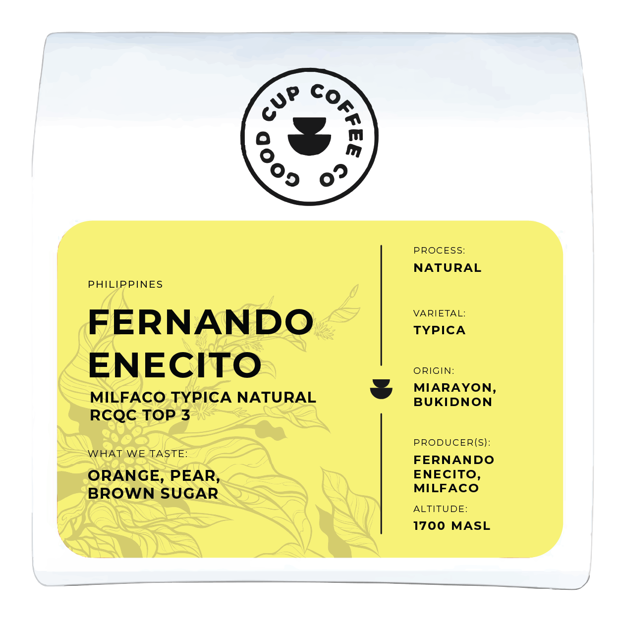 Philippines Fernando Enecito MILFACO Typica Natural RCQC Top 3