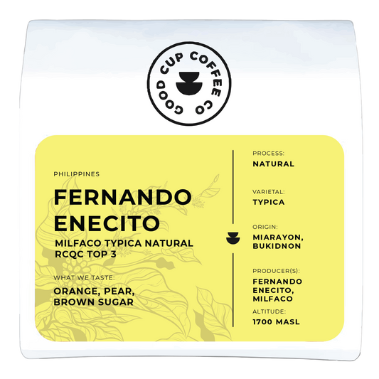 Philippines Fernando Enecito MILFACO Typica Natural RCQC Top 3