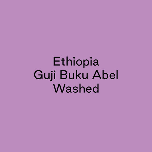GCB Ethiopia Guji Buku Abel Washed