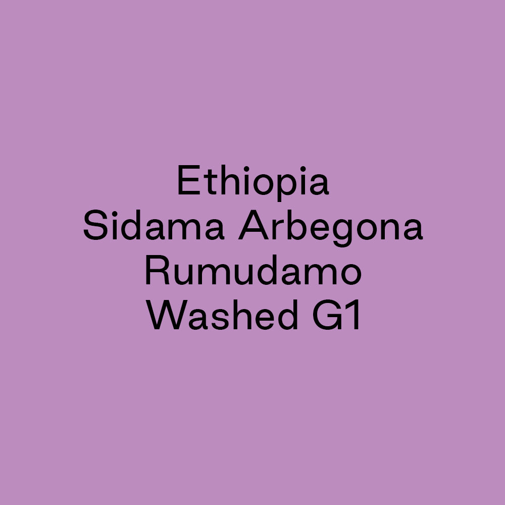 GCB Ethiopia Sidama Arbegona Rumudamo Washed G1