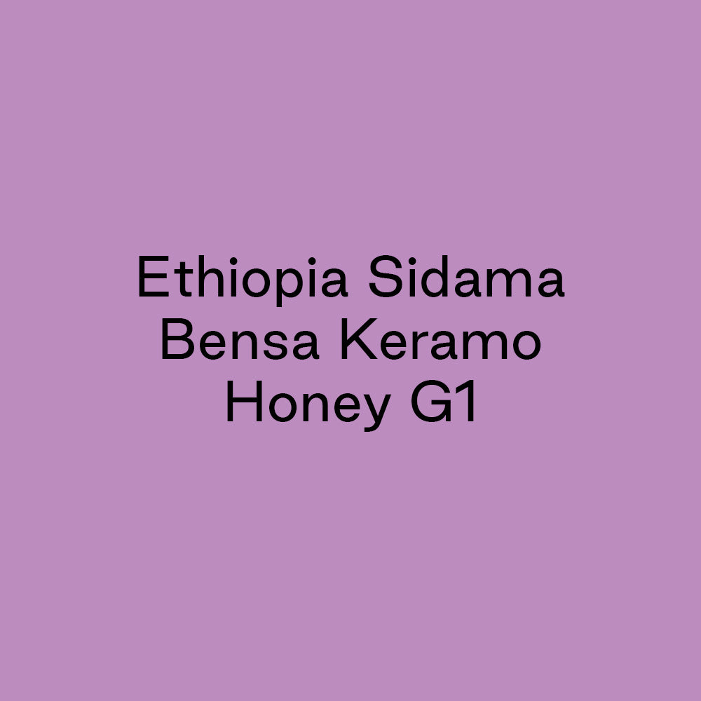 GCB Ethiopia Sidama Bensa Keramo Honey G1