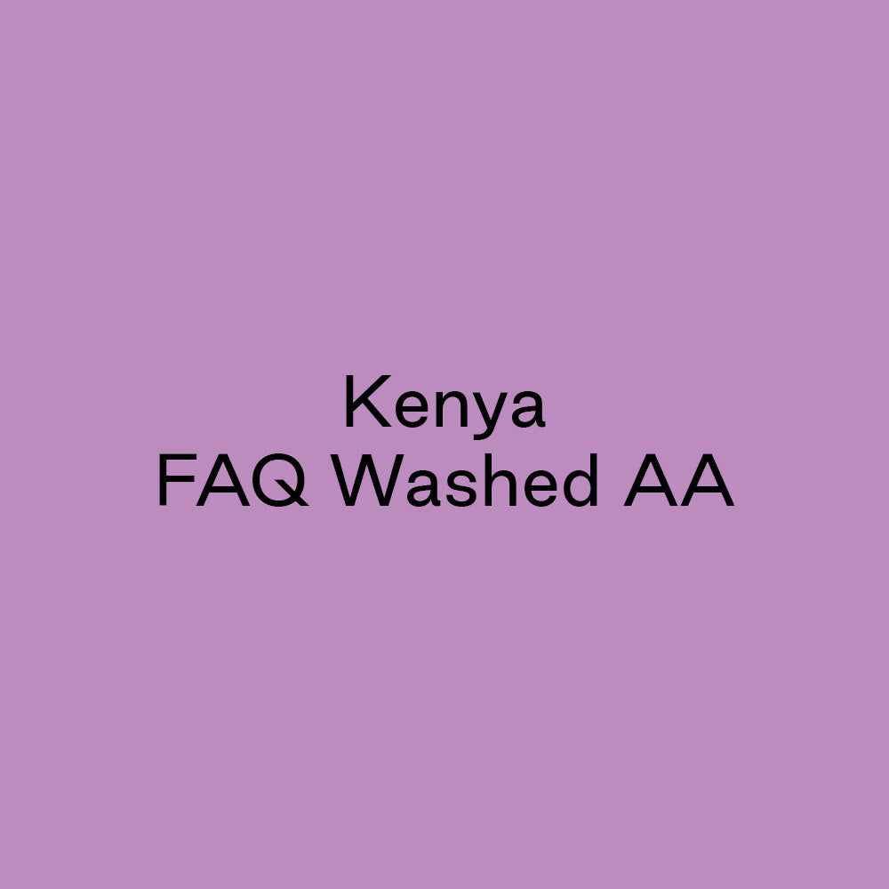GCB Kenya FAQ Washed AA