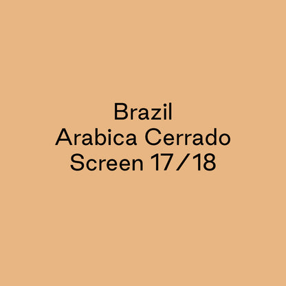 GCB Brazil Arabica Cerrado Screen 17/18