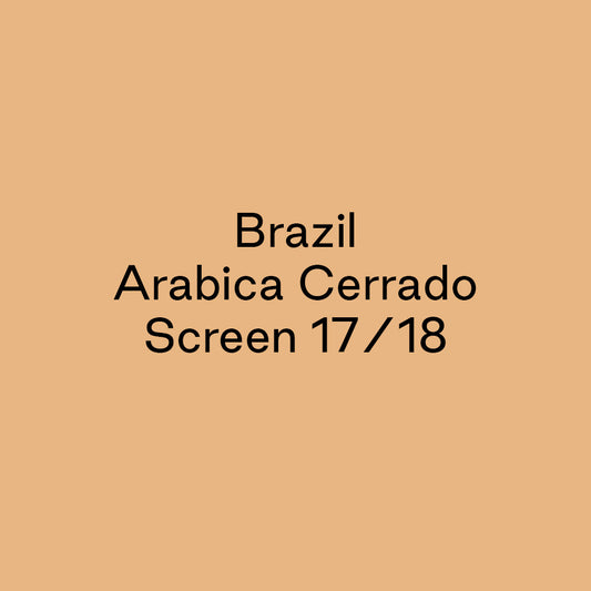 GCB Brazil Arabica Cerrado Screen 17/18