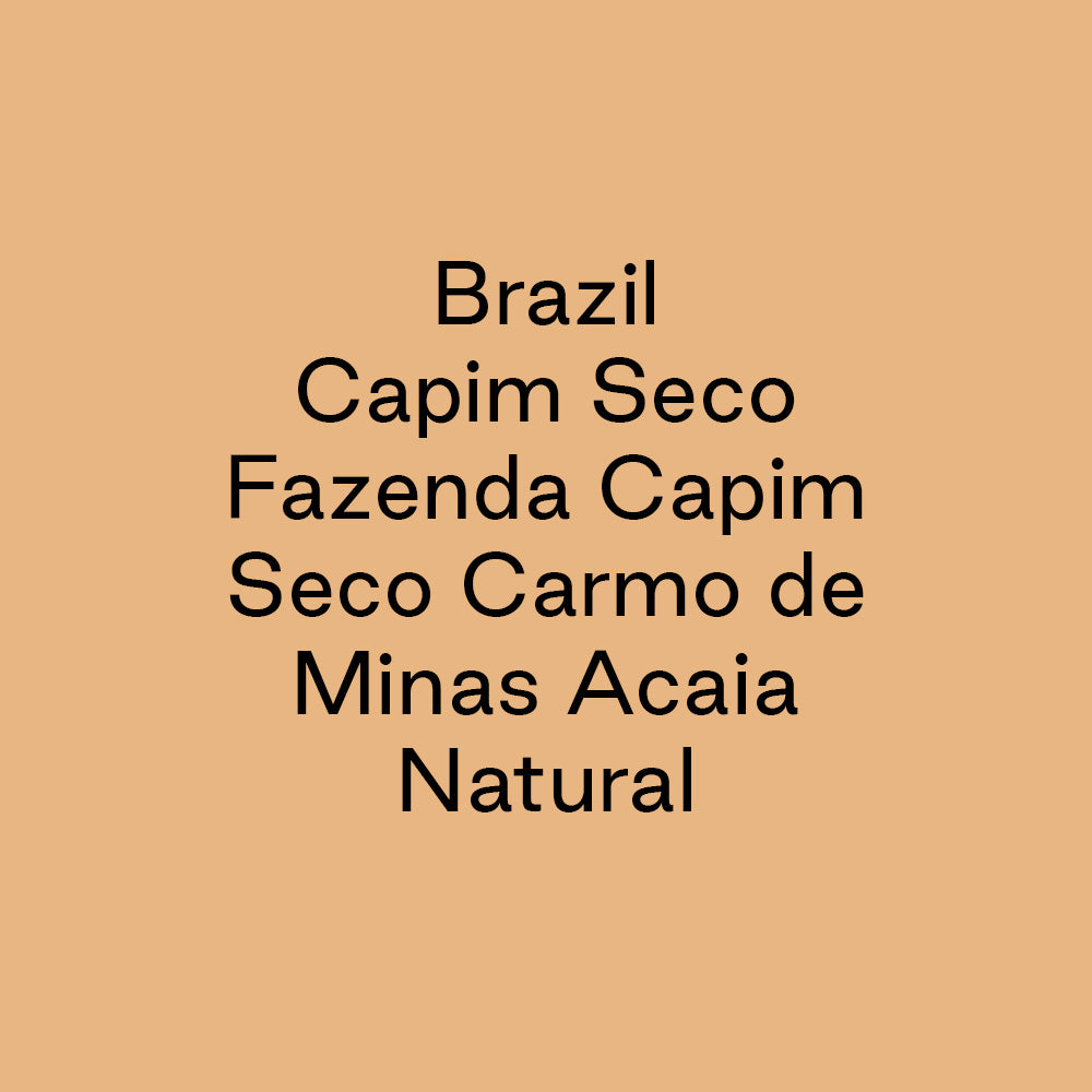 GCB Brazil Fazenda Capim Seco Carmo de Minas Acaia Natural