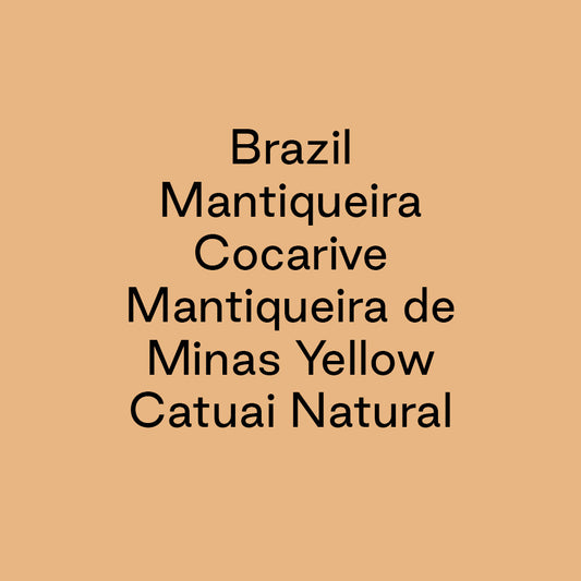 GCB Brazil Mantiqueira Cocarive Yellow Catuai Natural