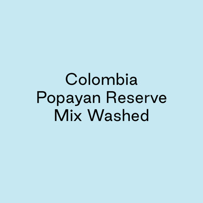 GCB Colombia Popayan Reserve Mix Washed