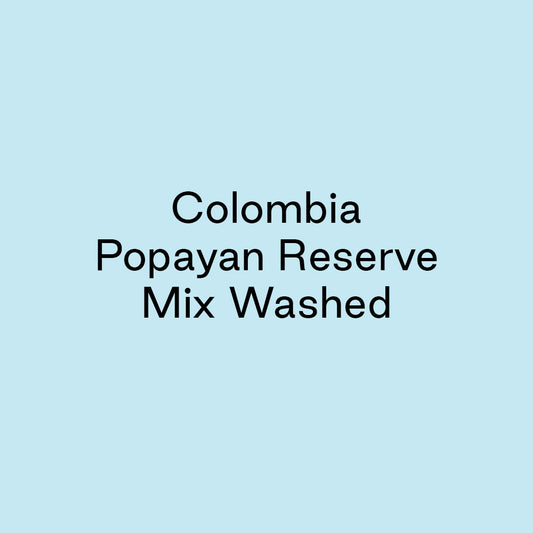 GCB Colombia Popayan Reserve Mix Washed