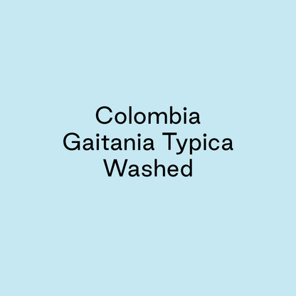 GCB Colombia Gaitania Typica Washed