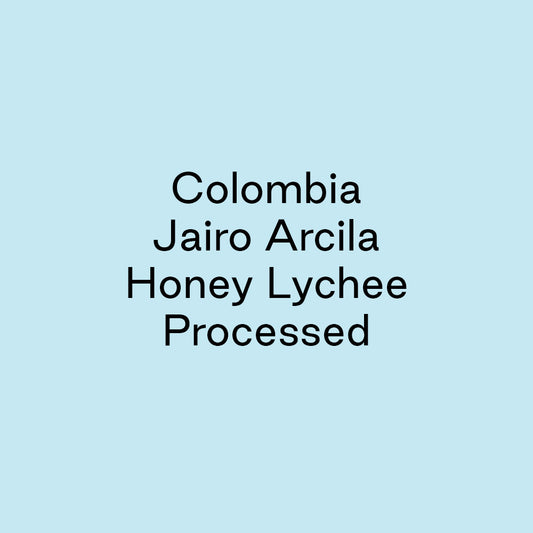 GCB Colombia Jairo Arcilla Honey / Lychee