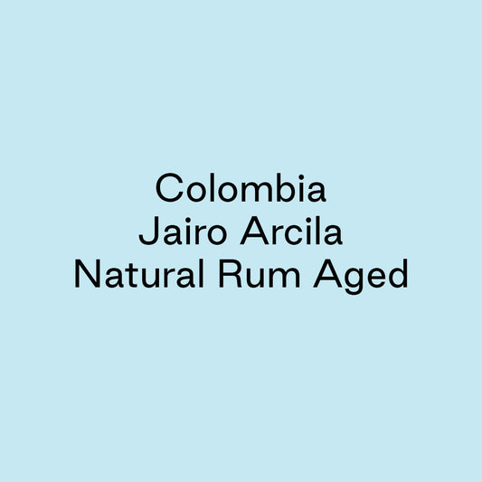 GCB Colombia Jairo Arcilla Natural Rum Aged