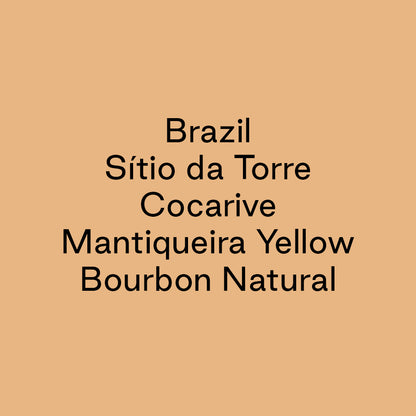 GCB Brazil Sitio da Torre Cocarive Mantiqueira Yellow Bourbon Natural