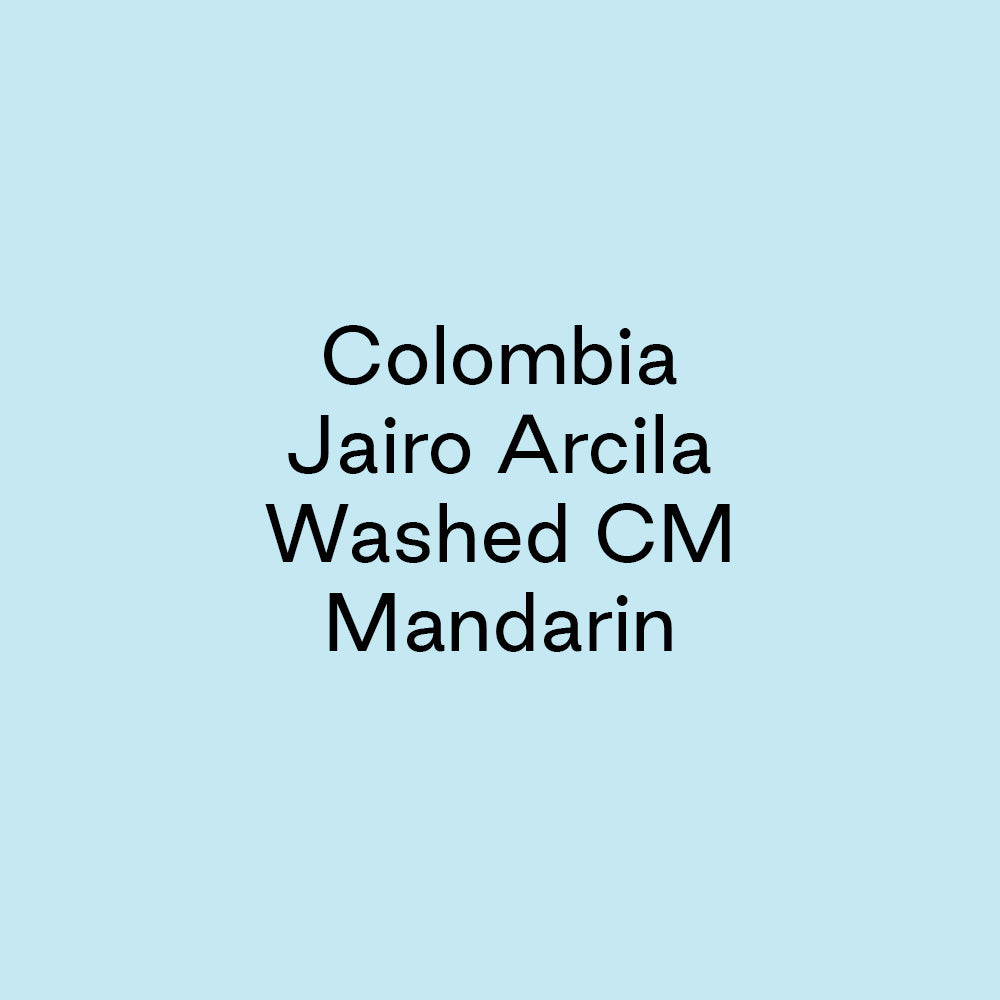 GCB Colombia Jairo Arcila Washed CM Mandarin
