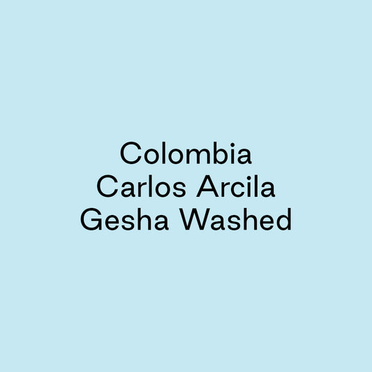 GCB Colombia Carlos Arcila Gesha Washed