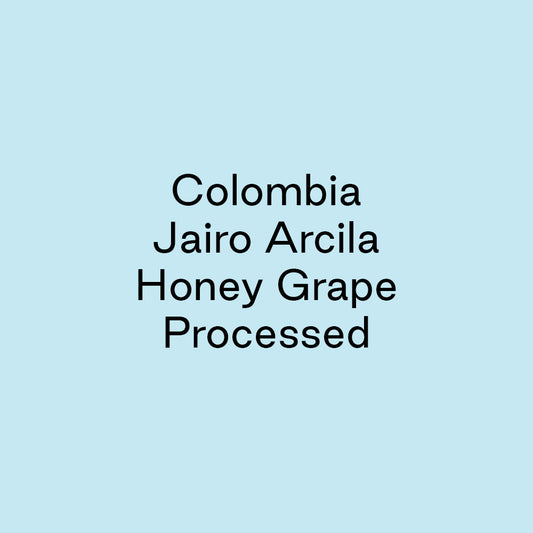GCB Colombia Jairo Arcila Honey Wine Yeast w/ Grapes
