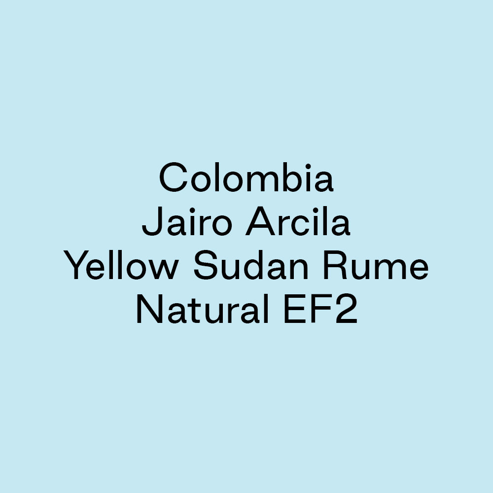 GCB Colombia Jairo Arcila Yellow Sudan Rume Natural EF2