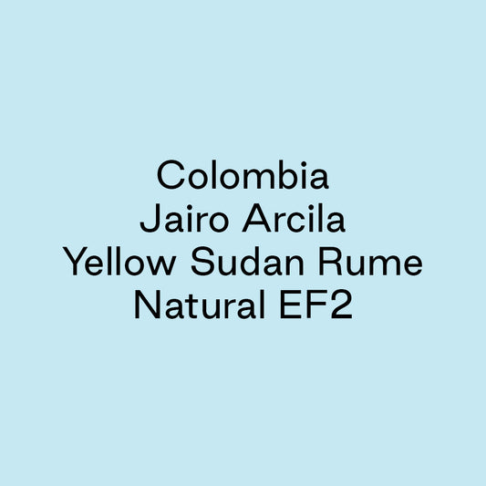GCB Colombia Jairo Arcila Yellow Sudan Rume Natural EF2